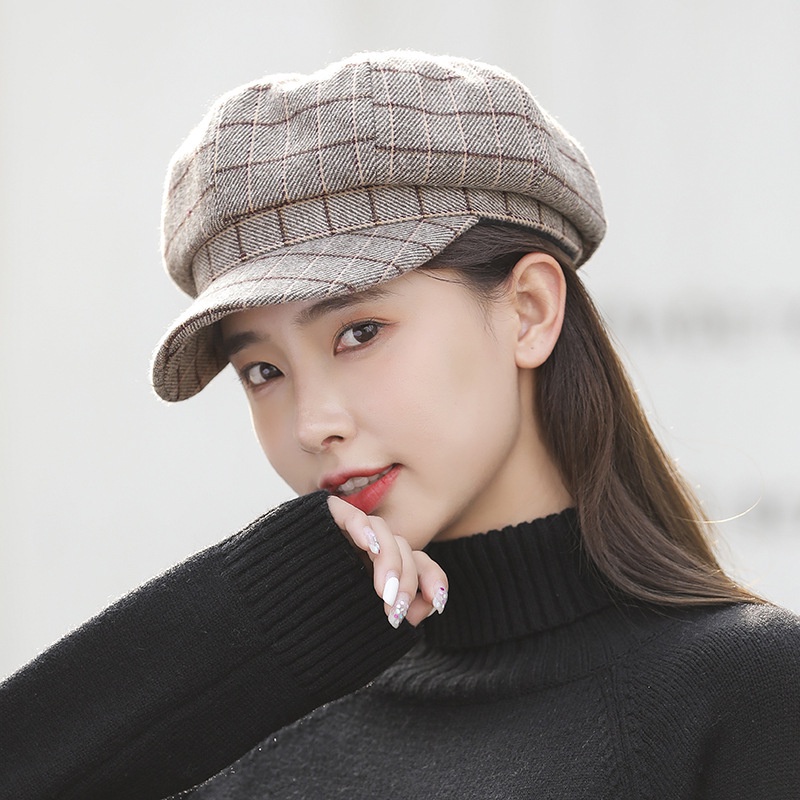 Korean Fashion Fall Winter Beret Hats For Women