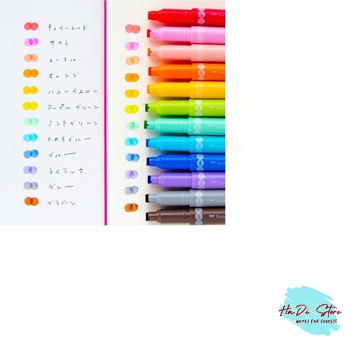 [HADI] Bút marker trang trí 2 đầu TOMBOW PLAY COLOR DOT (Mã SP:TB-B-ColorDot)