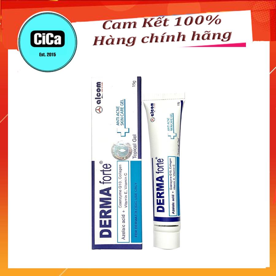 Derma Forte - Kem Giảm Mụn Ngừa Thâm Trứng Cá Dưỡng Sáng Da, Mụn Ẩn, Mụn Đầu Đen - 15g