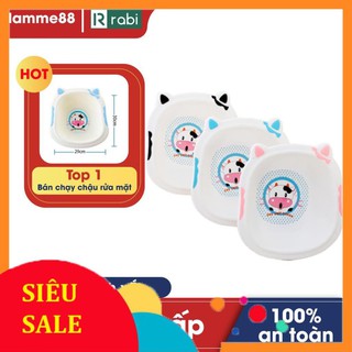 Chậu rửa mặt hình bò sữa đáng yêu cho bé chất liệu nhựa PP cho bé trai bé gái