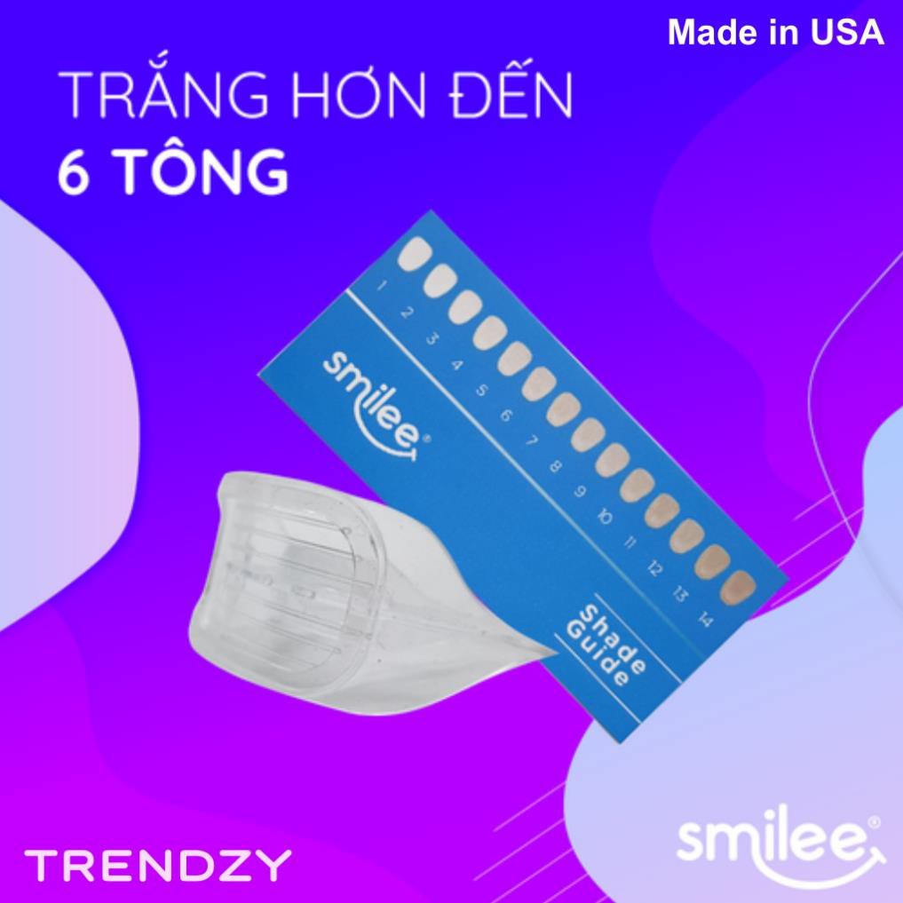 Smilee - Máy tẩy trắng răng tại nhà - Hàng nhập khẩu USA, trắng răng 7 ngày - Hàng chính hãng