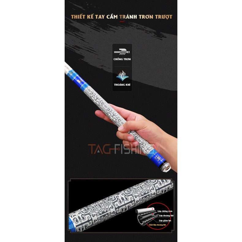 Cần Câu Tay Gama Seiko Bạch Long