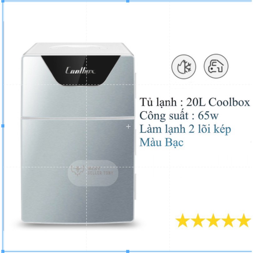 Libishop - Tủ lạnh mini 2 ngăn CoolBox làm lạnh siêu tốc