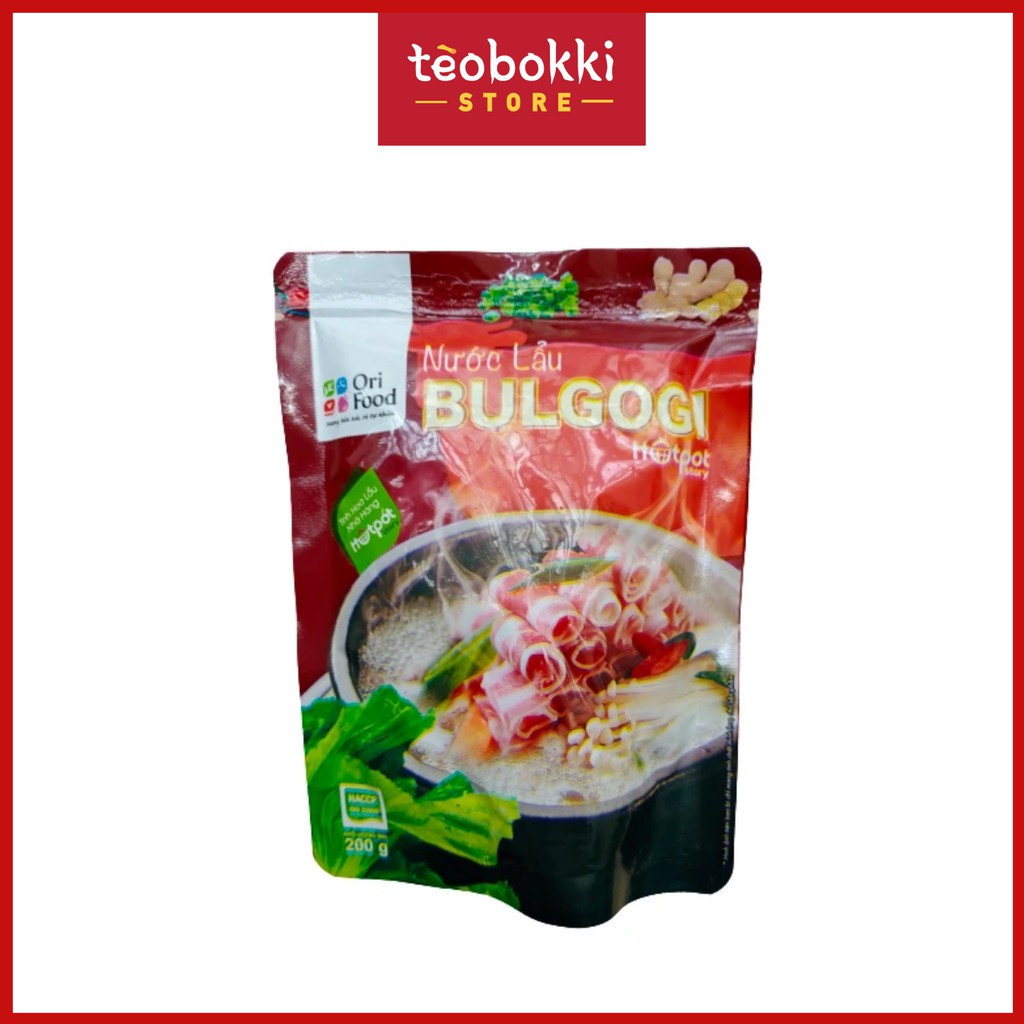 Nước lẩu Bulgogi Ori Food 200g