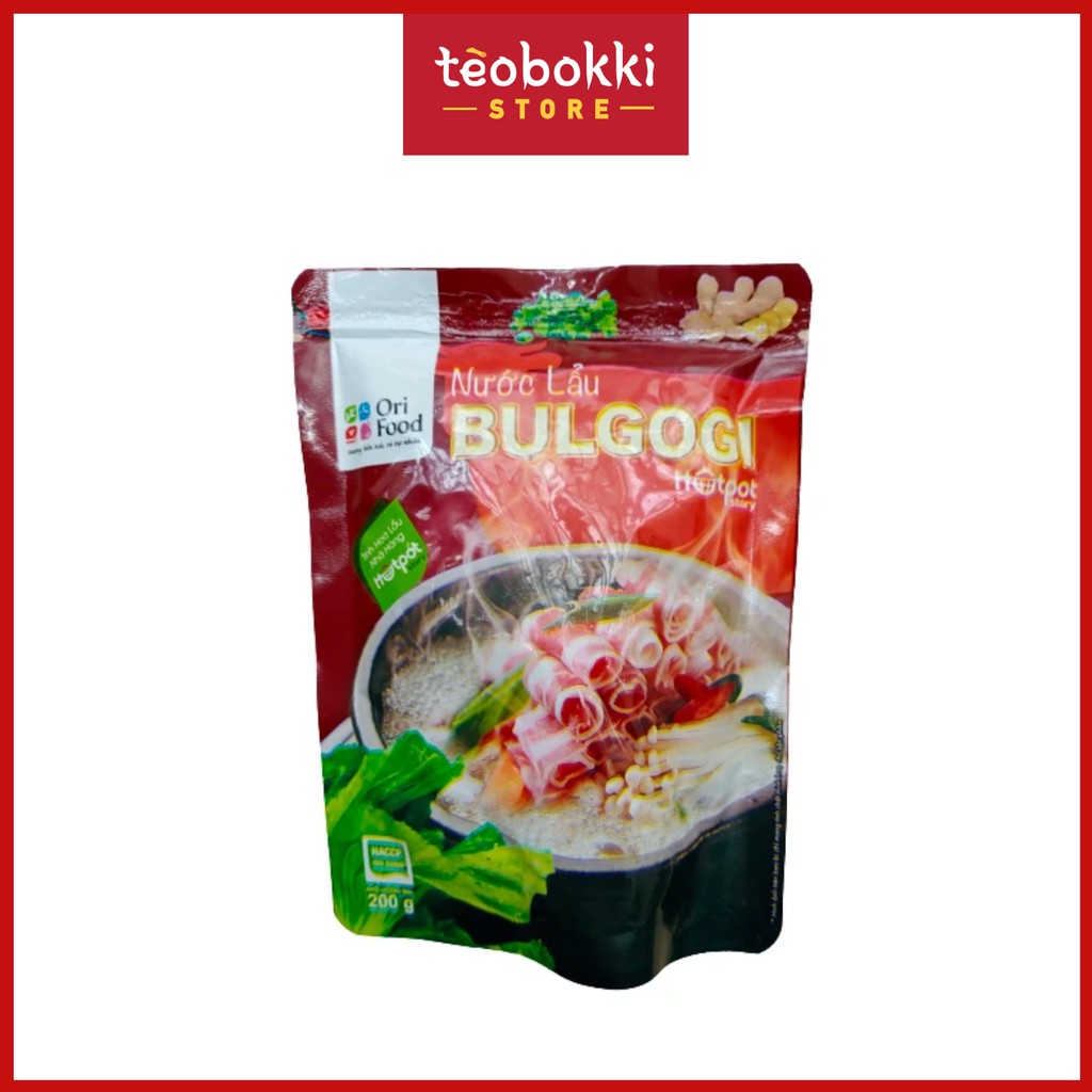 Nước lẩu Bulgogi OriFood 200g
