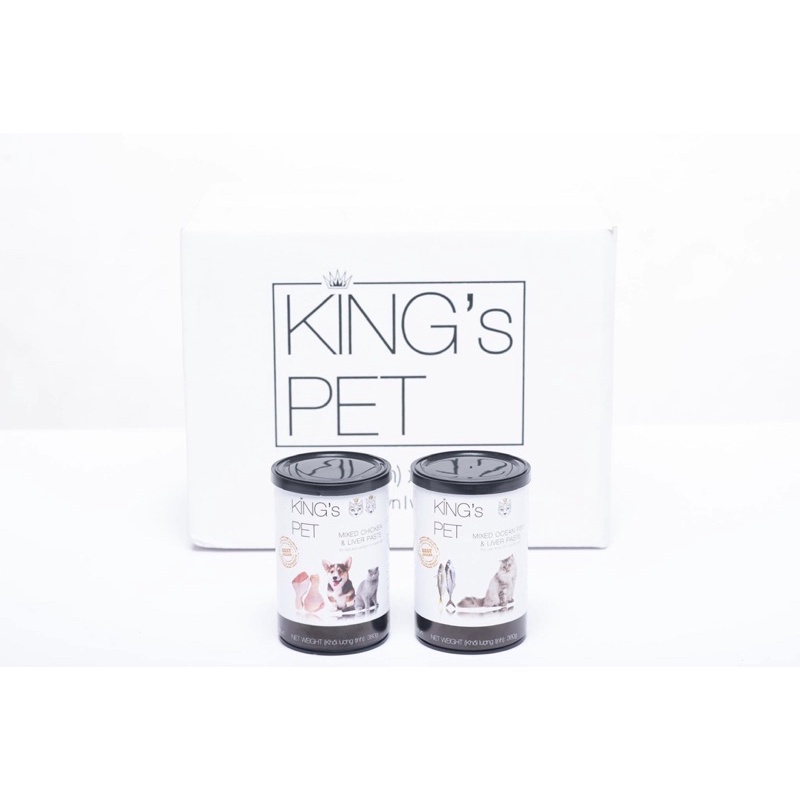 Pate KING’s PET cho chó mèo lon 380g