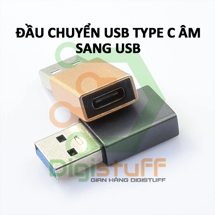 Đầu chuyển USB Type C âm sang USB đầu dương