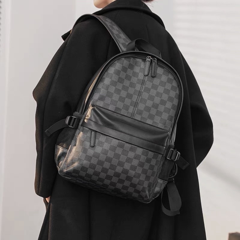 Balo Da-CHECKERBOARD BACKPACK