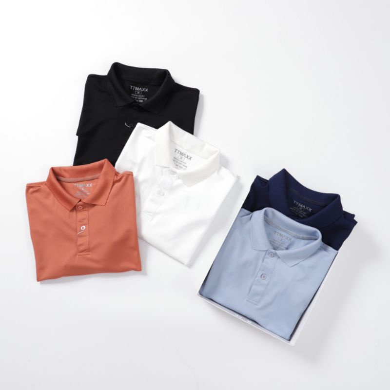 Áo thun nam POLO trơn vải cá sấu Gai Mềm cotton Mịn Mát Fom Regular Fit A111 | BigBuy360 - bigbuy360.vn