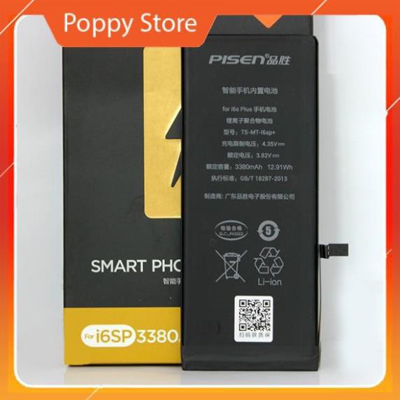 Pin táo Pisen Dung Lượng Cao - Tặng Kèm Bộ Vít