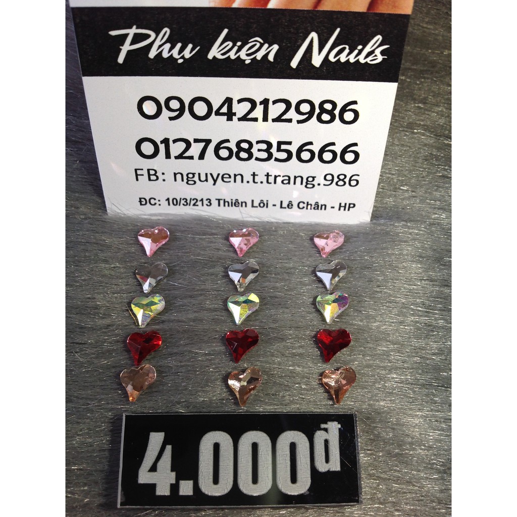 phụ kiện nails - đá khối (4k/ viên)