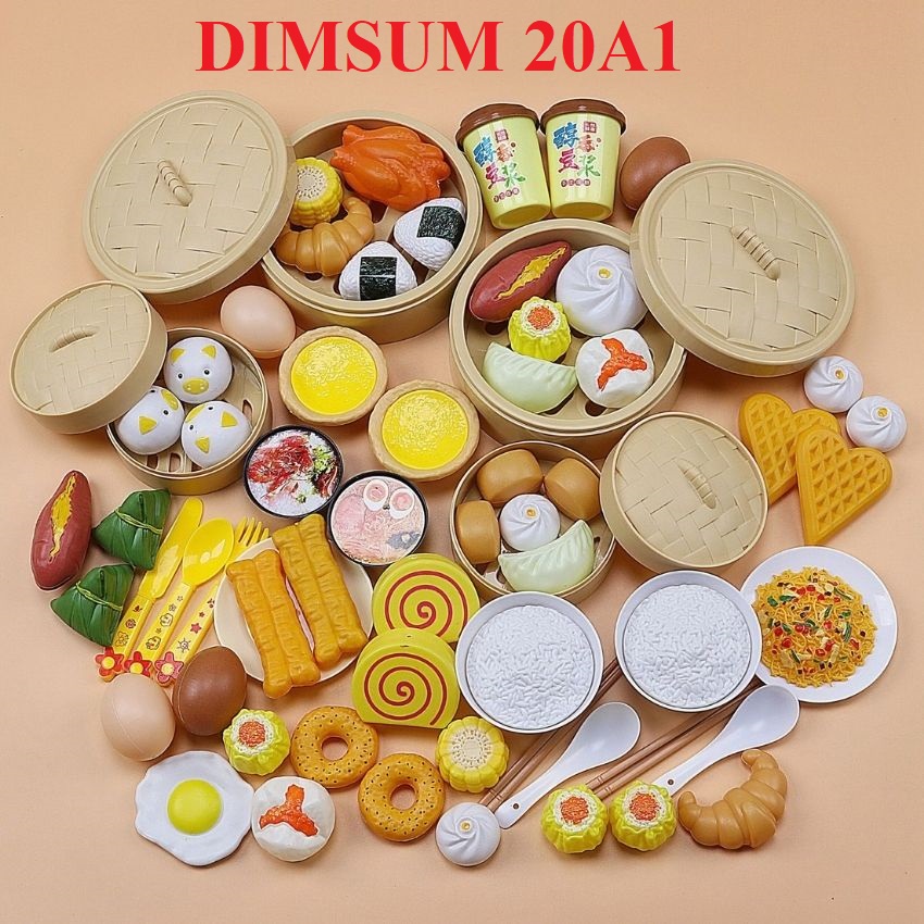 Bộ Đồ Chơi Nấu Ăn DIMSUM Đa Dạng Mẫu Cho Bé Lựa Chọn, Chi Tiết Ngộ Ngĩnh, Dụng Cụ Đẹp Mắt, - MEOMEOSHOP2021