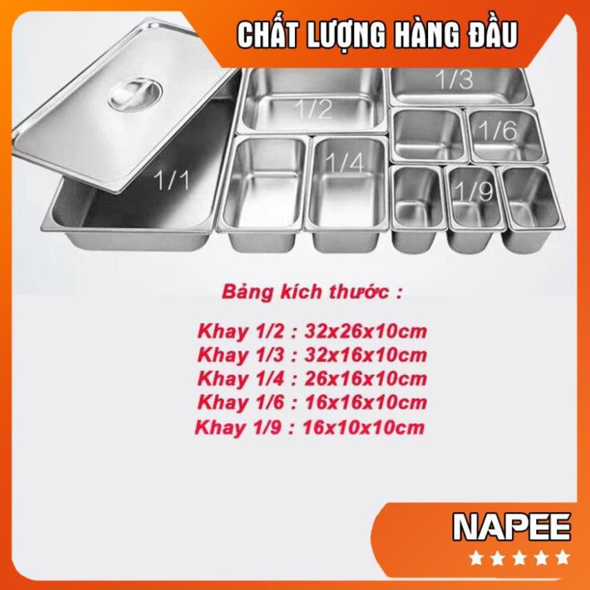 Khay Đựng Topping Inox (Có Nắp) - Chuyên Trà Sữa , Trân Châu, Đủ Loại lựa chọn khi pha chế - NAPEE STORE