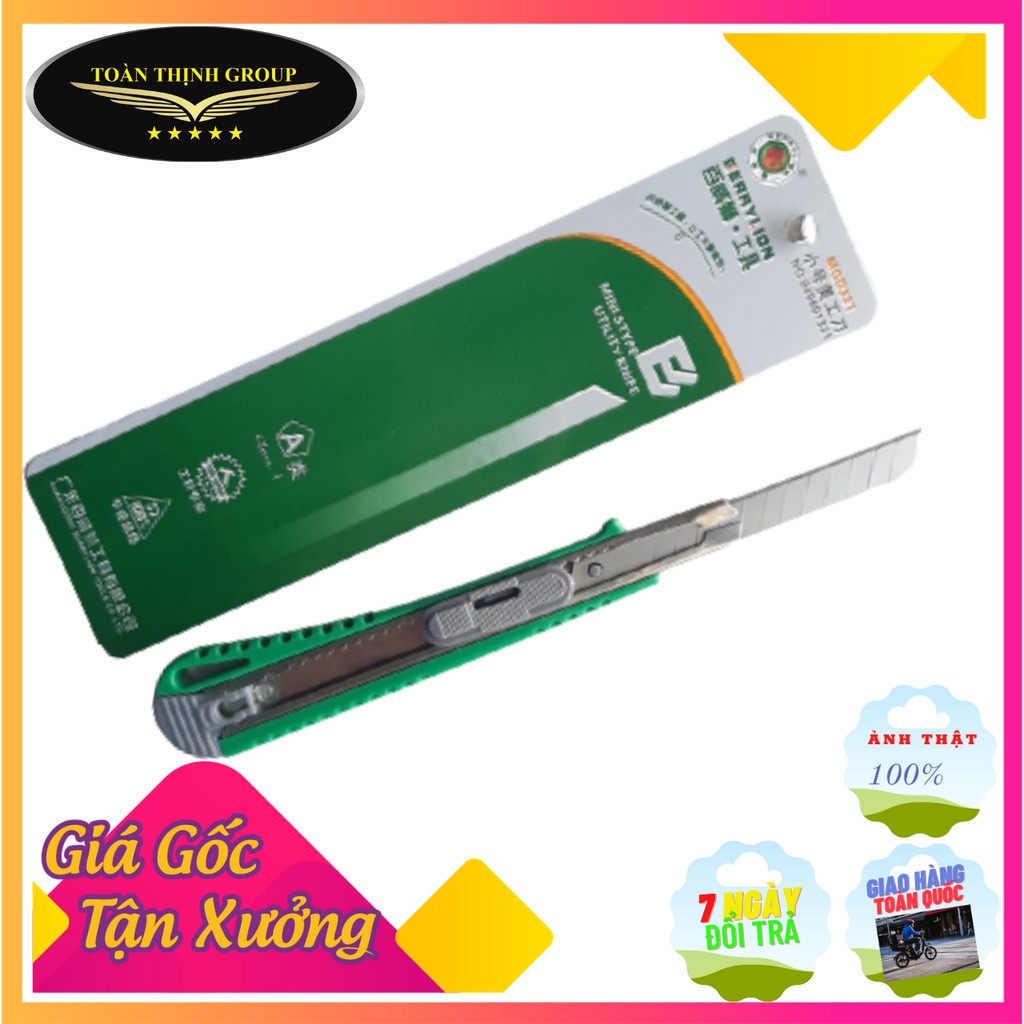 Dao Trổ - Dao Rọc Giấy Kỹ Thuật BERRYLION Chính Hãng - Kích Cỡ Nhỏ, Lớn - Bền Bén Đa Năng
