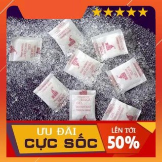 [Hot] Gói Hút Ẩm đóng túi 100g loại 1/2/3/5/10/50/100g Silicagel - Hạt chống ẩm mốc, khử mùi.