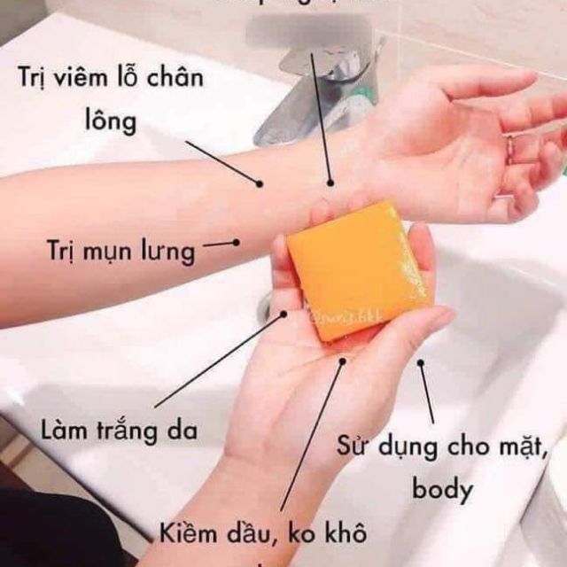 Xà phòng Cam Nghệ Thái Lan