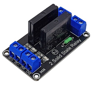Mạch 2 relay ssr 5vdc 2a kích mức thấp Solid State Relay