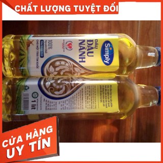 Dầu đậu nành simply 1 lít [Chất lượng] an toàn