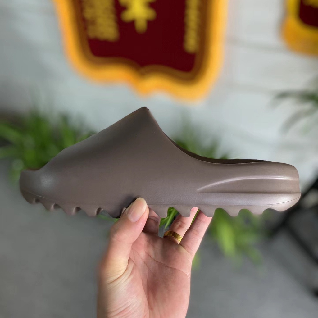 Dép Yz  Đen - Kem Trơn, dép quai ngang thời trang nam nữ