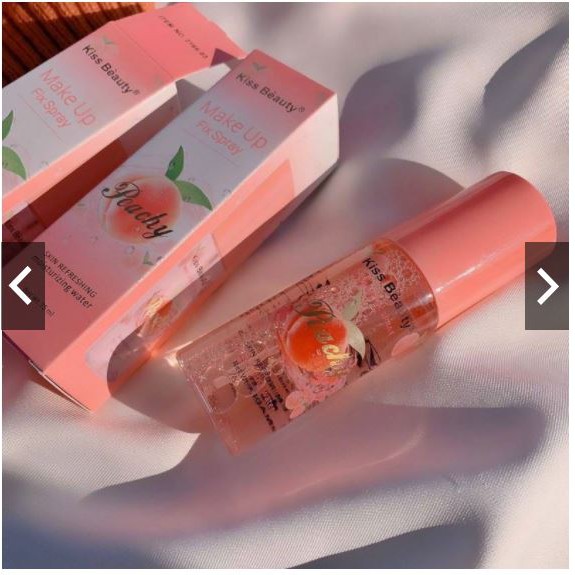 Xịt Giữ Lớp Nền Cố Định Lớp Trang Điểm Kiss Beauty ĐÀO 75ML | BigBuy360 - bigbuy360.vn