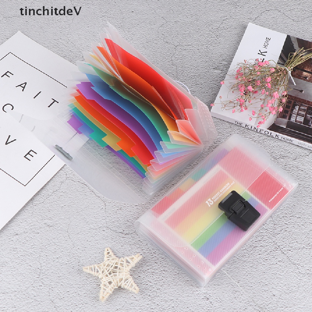 [TinchitdeV] Túi Đựng Tài Liệu Văn Phòng Khổ A6 13 Lớp