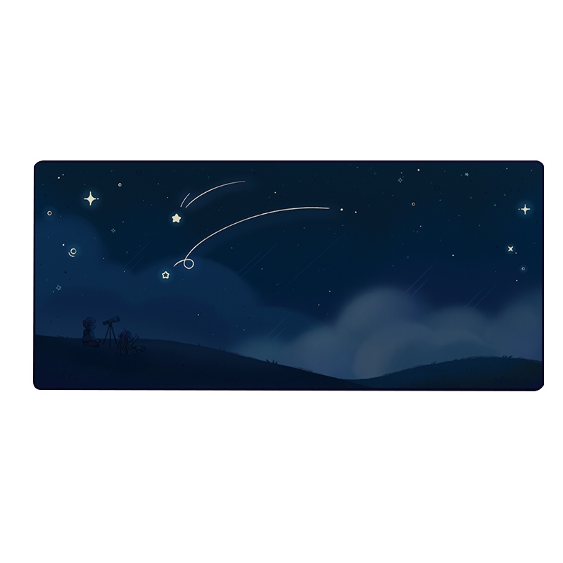 GMK Stargaze Deskmat Tấm Lót Chuột Và Bàn Phím Cỡ Lớn Họa Tiết Ánh Sao Sao Cho Học Sinh/Văn Phòng