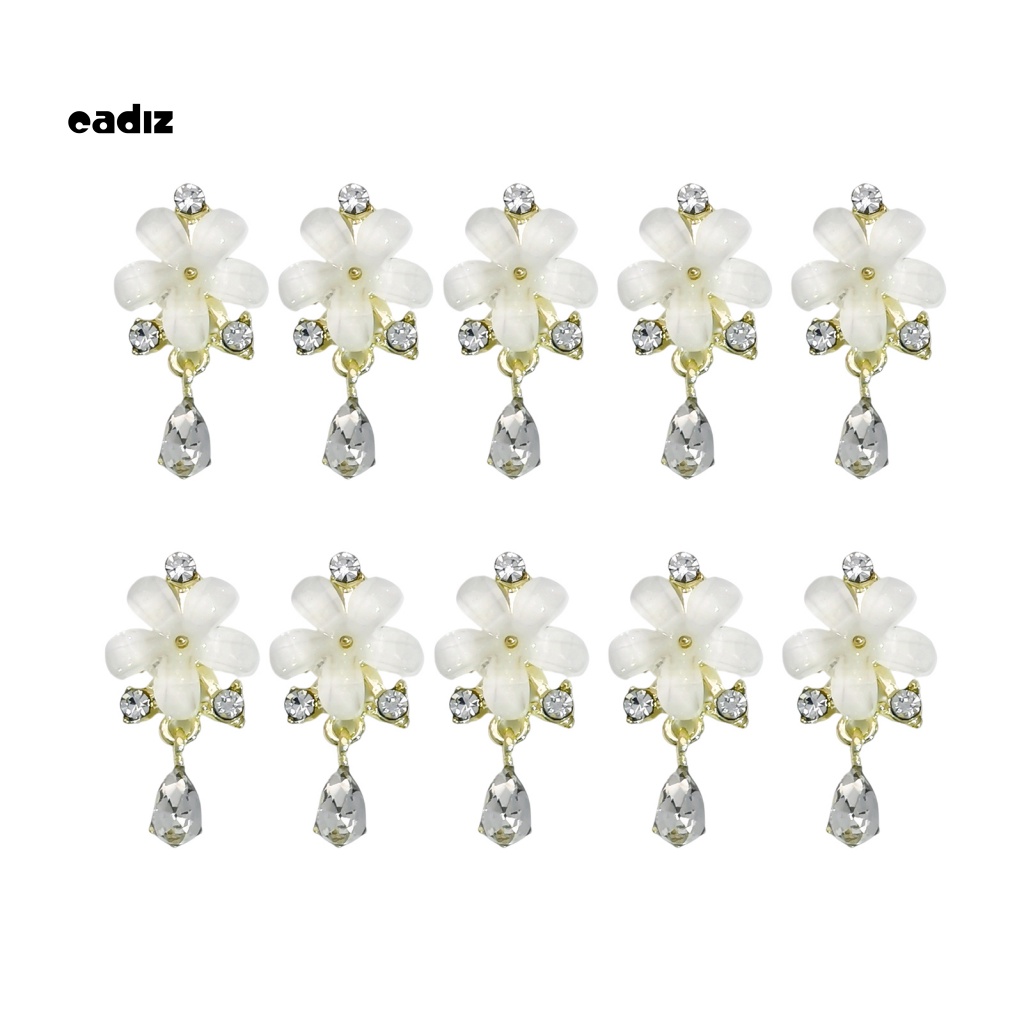 Phụ Kiện Đính Đá 3D Bằng Hợp Kim Không Phai Dùng Trang Trí Móng Tay