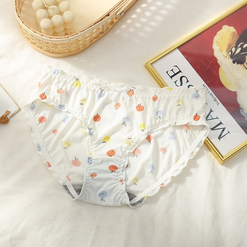 Quần lót nữ đúc su gân tăm Chunxuu, chất lanh siêu mát lạnh thiết kế họa tiết dễ thương - QC21