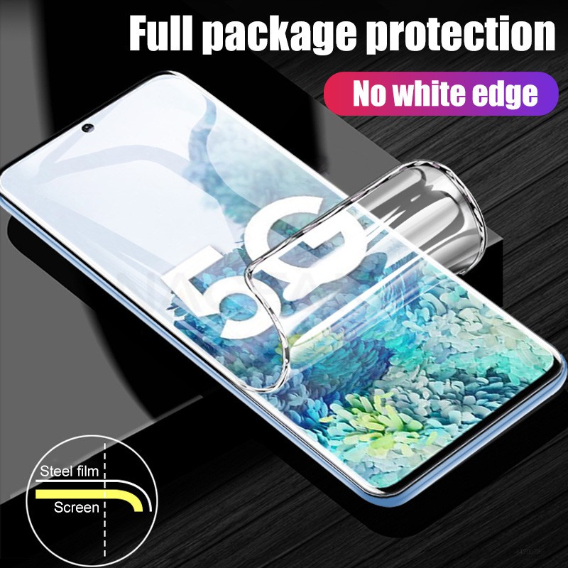 Miếng dán hydrogel bảo vệ màn hình cho Samsung Galaxy S21 S7 edge S9 S8 S10 Plus S20 Ultra Note 10 Plus