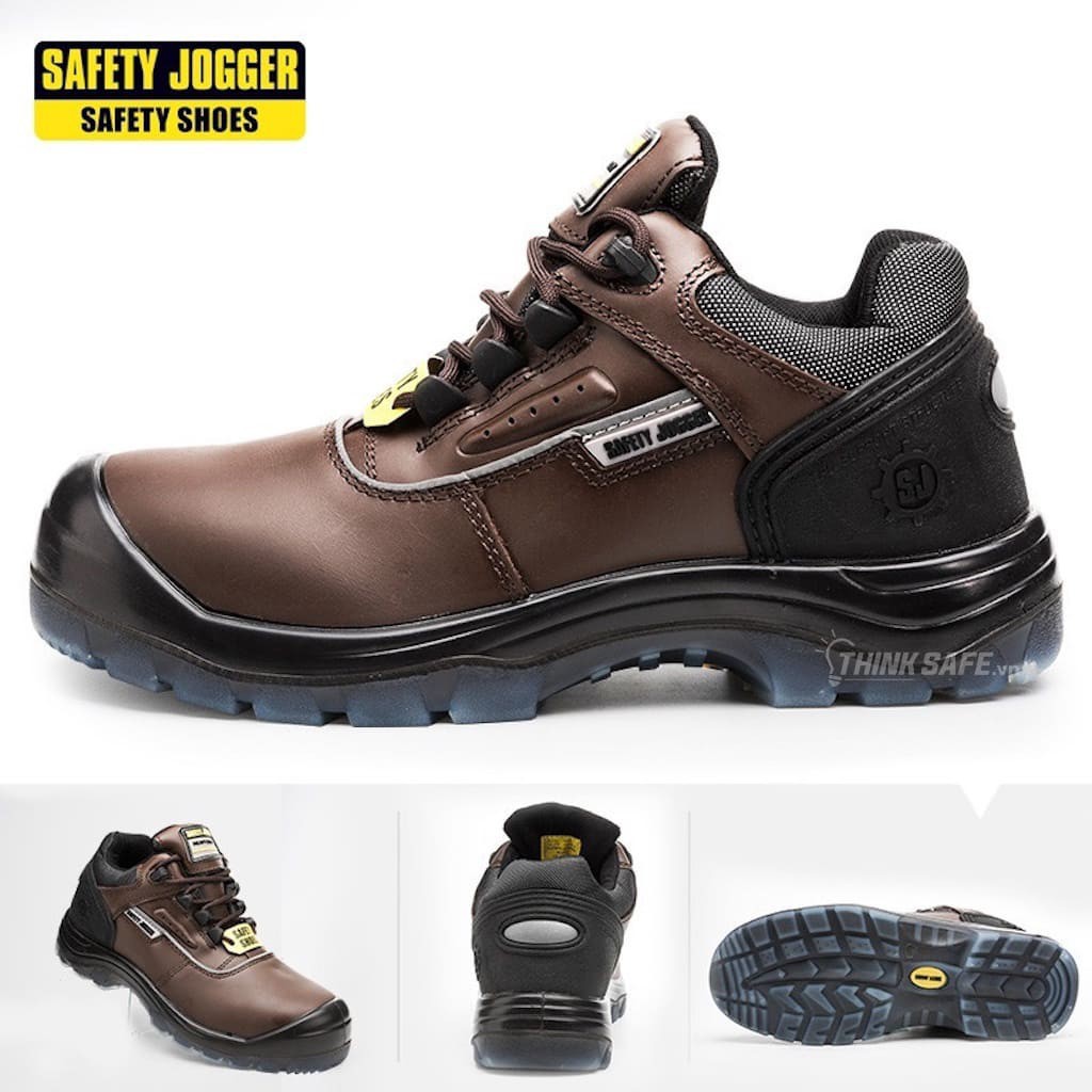 Giày bảo hộ lao động Safety Jogger Pluto S3 cách điện 18KV chống tĩnh điện, chống trầy xước, đế chống sốc, chống trượt