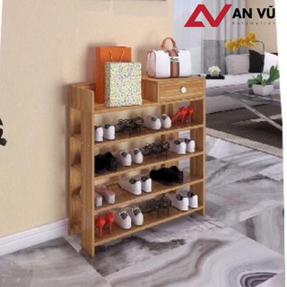 Kệ Tủ Giày,Kệ Gỗ Đa Năng, Để Giày Dép Bằng Gỗ 5 Tầng lắp ghép Cao Cấp