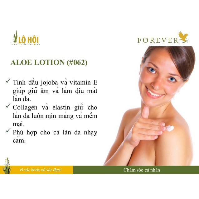 [ RẺ VÔ ĐỊCH ] Kem Dưỡng Da Cho Da Mềm Mại Và Mịn Màng Aloe Lotion 062FLP