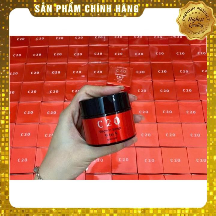 [Hot] KEM DƯỠNG C20 VITAMIN SLEEP 9 TO 5 CREMA