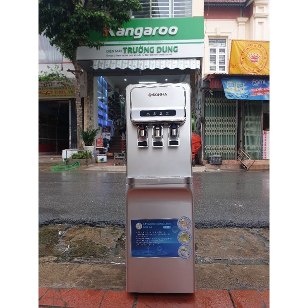 CÂY NƯỚC NÓNG LẠNH SƠN HÀ . SHK-7813G CAO CẤP CÓ 3 ĐẦU VÒI