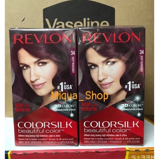Nhuộm tóc Revlon Colorsilk Deep Burgundy số 34