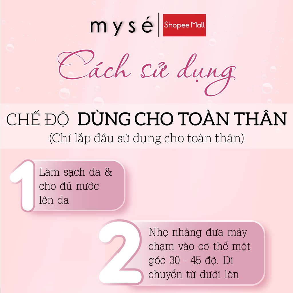 Máy tẩy tế bào chết và đẩy tinh chất chuyên sâu YA-MAN Ltd. Myse