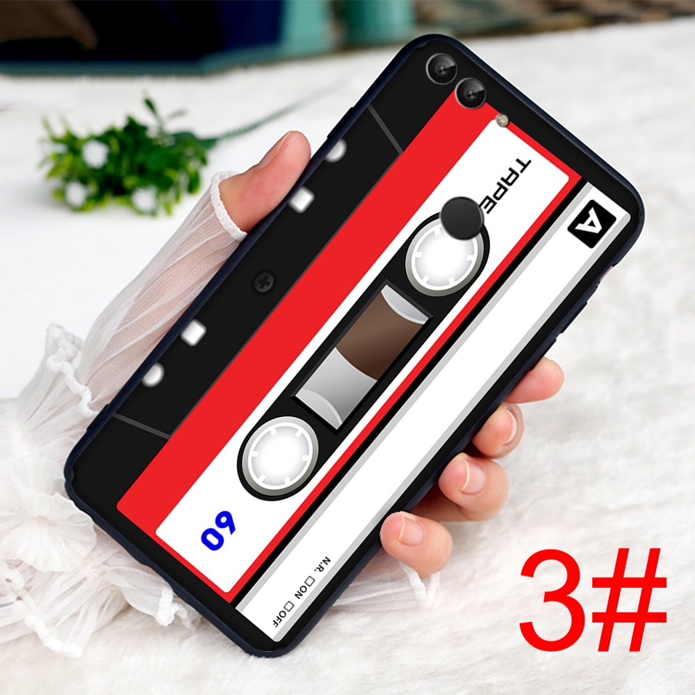 Ốp Điện Thoại Mềm Hình Băng Cassette Cho Huawei P Smart Z Plus P9 P8 Lite Mini