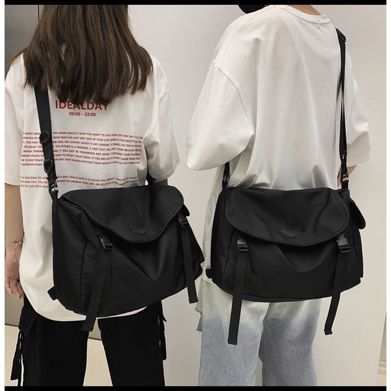 Túi Xách Đeo Chéo Balo Thời Trang 2in1 Cho Nam Nữ Size Lớn Đi Học Đi Làm Phong Cách Unisex Streetwear E'mer 400 | BigBuy360 - bigbuy360.vn