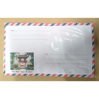 Bao thư bưu điện sọc có keo (1 xấp/20 cái)