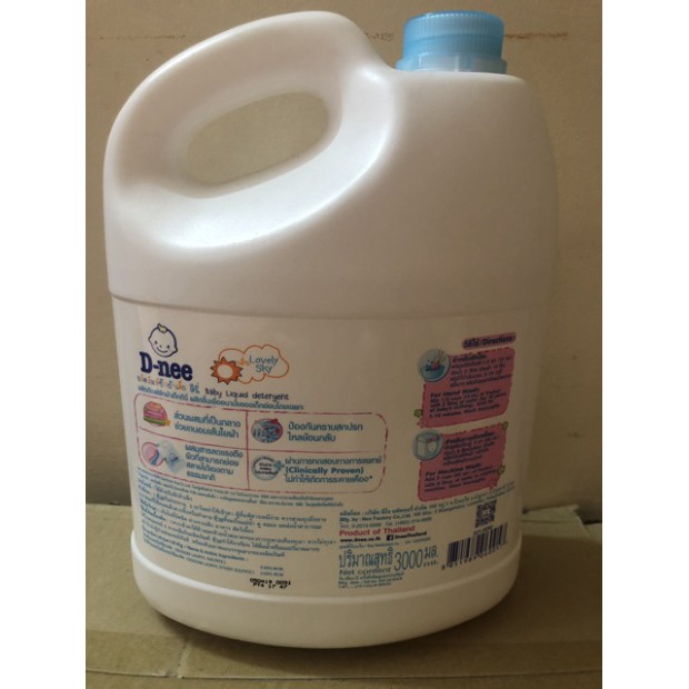 Nước giặt dnee Thái Lan 3 lít (có xanh lá Organic)