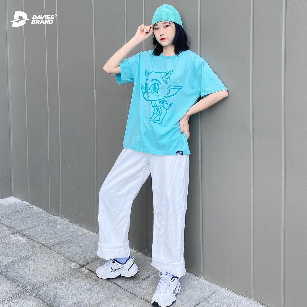 Áo thun nữ tay lỡ form rộng Devil SS2 - Tee local brand DAVIES.