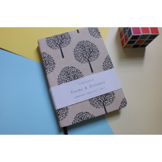 Sổ Tay Ghi Chép Hình Rừng Forest Ruột Trơn - Sổ Fabric Notebook Giấy Trơn