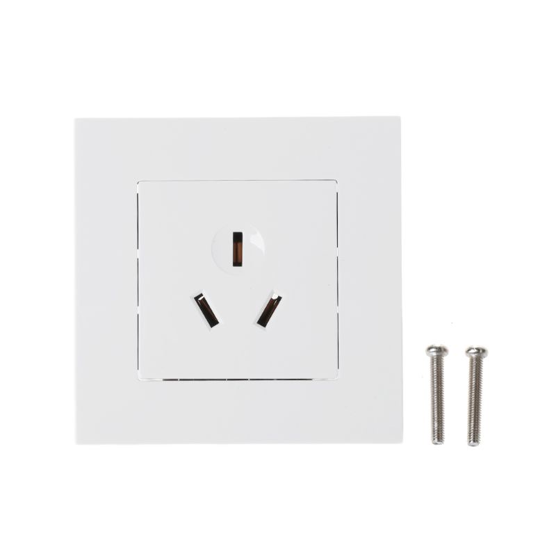 Ổ Cắm Điện Gắn Tường 86 Loại 16A Với 3 Lỗ Bằng PC Màu Trắng Cho Máy Lạnh