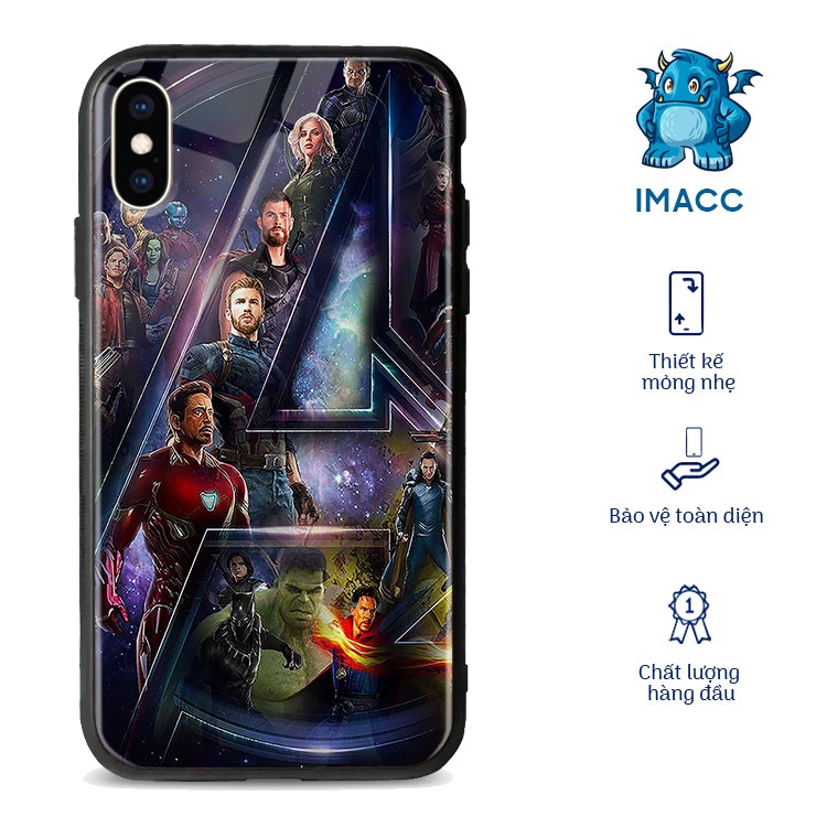 Ốp Cao Cấp Iphone 12 In Hình Avenger IMACC Cho Iphone12 / 12Promax / 12Mini / 11Promax / 11 / 7Plus / Xs / Xr
