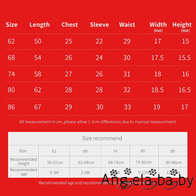 Bộ Áo Liền Quần Tay Dài Cổ Tròn In Họa Tiết Giáng Sinh + Mũ Dệt Kim Thời Trang Mùa Đông Cho Bé 0-18 Tháng Tuổi