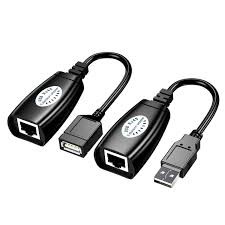 USB Extender 50M - Bộ Nối Dài Cáp USB bằng Dây LAN
