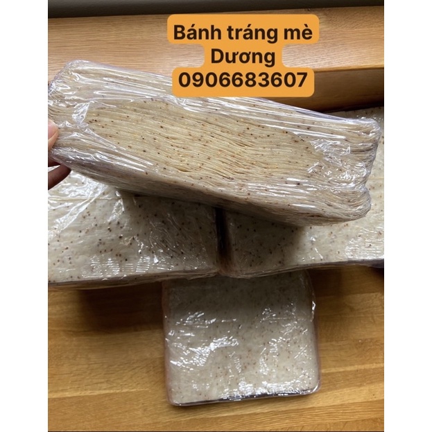 2kg Bánh tráng mè trắng - mè vàng nhiều mè Dương đặc sản Phan rang Ninh Thuận
