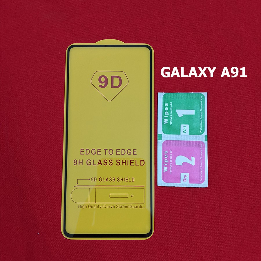 Kính cường lực full màn 9D Galaxy A91
