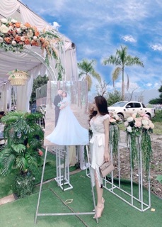 ĐẦM REN CÁNH TIÊN CỘT EO (KÈM VIDEO HÌNH THẬT)