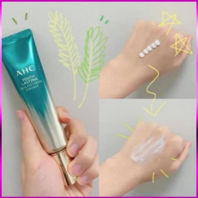 Kem Dưỡng Mắt AHC Time Rewind Real Eye Cream For Face,Ngăn Ngừa Nếp Nhăn,Loại Bỏ Quầng Thâm  Full30ml - Mini12ml [Auth]